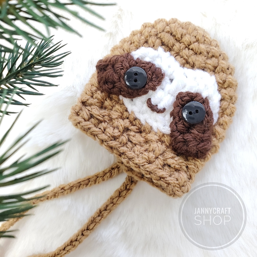 Sloth shift knob cover handmade